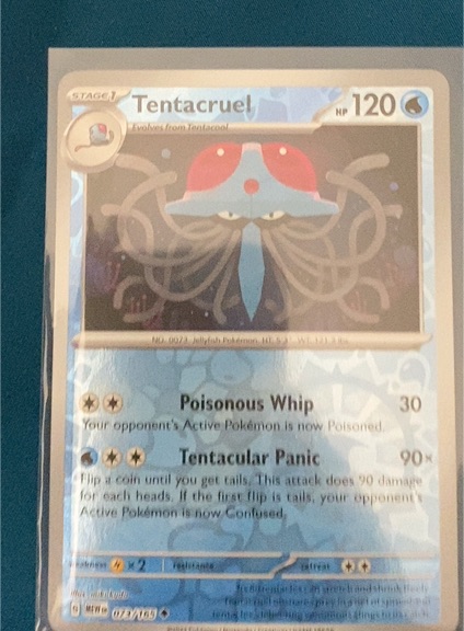 2023 Pokémon Scarlet & Violet 151 #073 Tentacruel — front