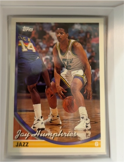 1993-94 Topps #122 Jay Humphries — front