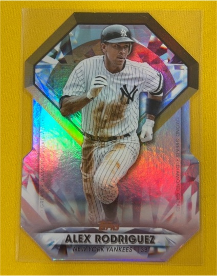 2022 Topps Update Diamond Greats Die Cut #DGDC-67 Alex Rodriguez — front