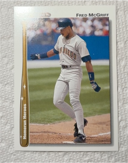 1992 Upper Deck Homerun Heroes #HR10 Fred McGriff — front