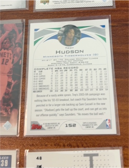 2003-04 Topps #152 Troy Hudson — front