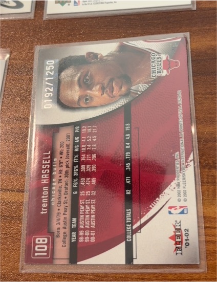 2001-02 Fleer #108 Trenton Hassell — front
