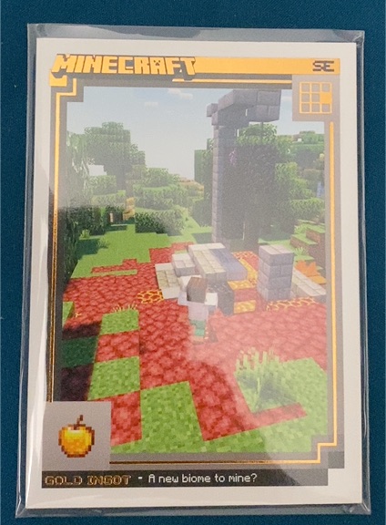 2024 Panini Minecraft #96 Gold Ingot — front