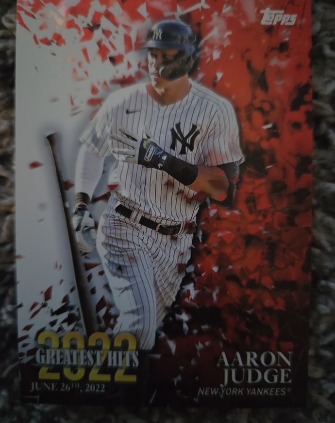 2023 Topps Series 1 2022 Greatest Hits #22GH-14 Aaron Judge — front