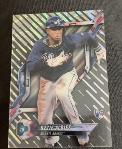 2018 Topps High Tek #HT-OA Ozzie Albies — front
