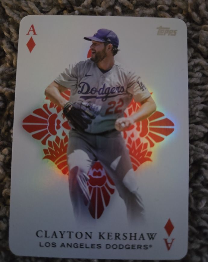 2023 Topps Series 1 All Aces #AA-7 Clayton Kershaw — front