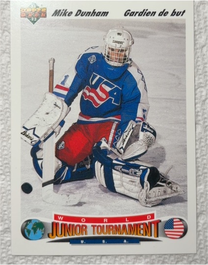 1991-92 Upper Deck #693 Mike Dunham — front
