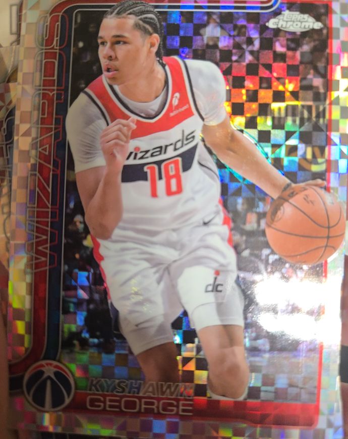2025-26 Topps Chrome #237 Kyshawn George — front