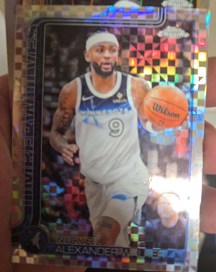 2025-26 Topps Chrome #193 Nickeil Alexander-Walker — front