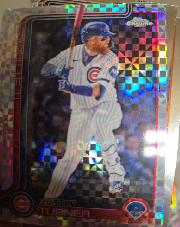 2025 Topps Chrome Update #USC170 Justin Turner — front