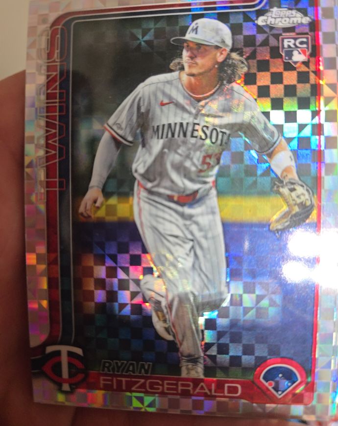 2025 Topps Chrome Update #USC8 Ryan Fitzgerald — front