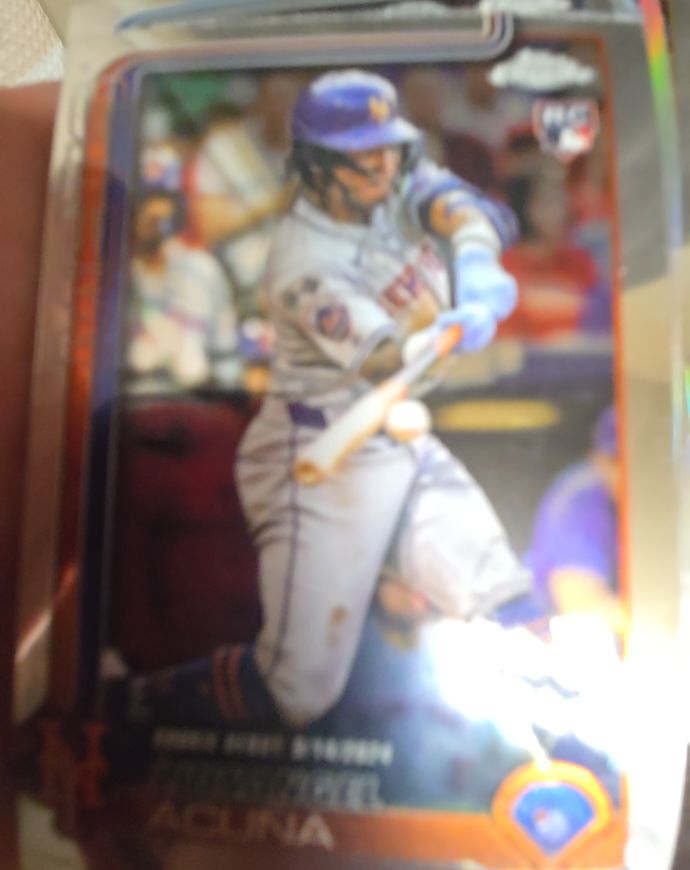 2025 Topps Chrome Update #USC53 Luisangel Acuna — front