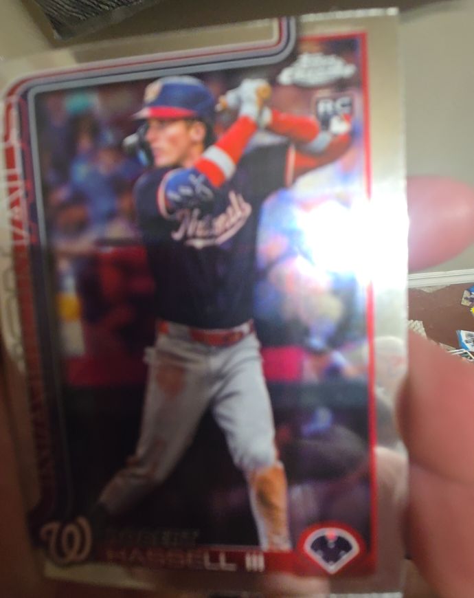 2025 Topps Chrome Update Series #USC154 Robert Hassell III — front