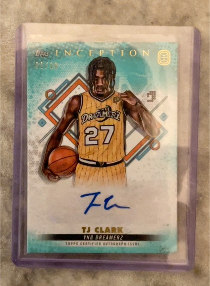 2022 Topps Inception OTE #IA-TC1 TJ Clark — front