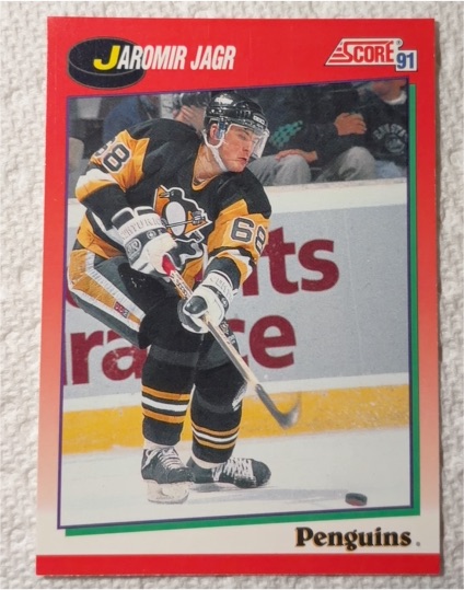 1991-92 Score #98 Jaromir Jagr — front