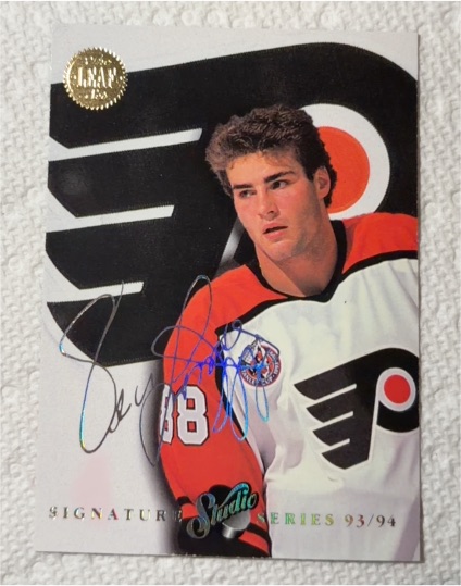 1993-94 Leaf Studio Signature Series #10 Eric Lindros — front