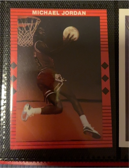 1990 Tuff Stuff Jr #9 Michael Jordan — front