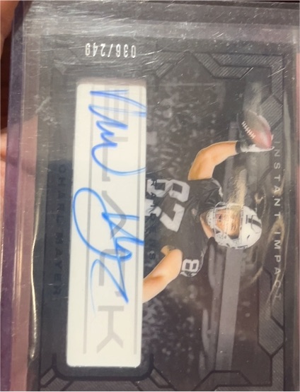 2024 Panini Black Instant Impact #III-MMR Michael Mayer — front