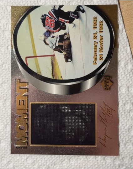 1998-99 Upper Deck McDonald's Gretzky's Moments #M2 Wayne Gretzky — front