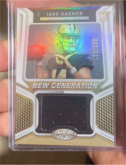 2023 Panini Certified #NGJM-36 Jake Haener New Generation — front