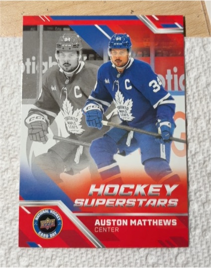 2025 Upper Deck National Hockey Card Day #NHCD-11 Auston Matthews — front