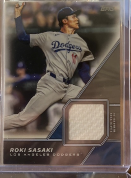 2026 Topps #MLM-RS Roki Sasaki Major League Material — front