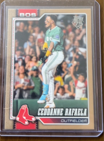 2026 Topps Series 1 #101 Ceddanne Rafaela Boston Red Sox — front