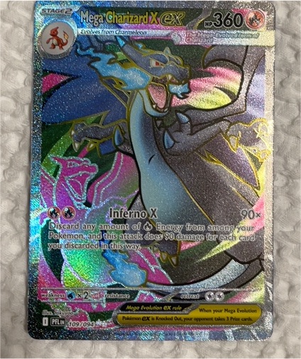 2025 Pokémon TCG Mega Charizard X ex #109/094 Phantasmal Flames — front