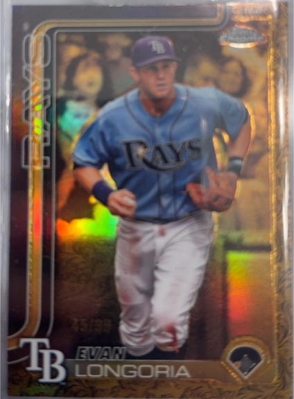 2012 Bowman Platinum #54 Evan Longoria — front