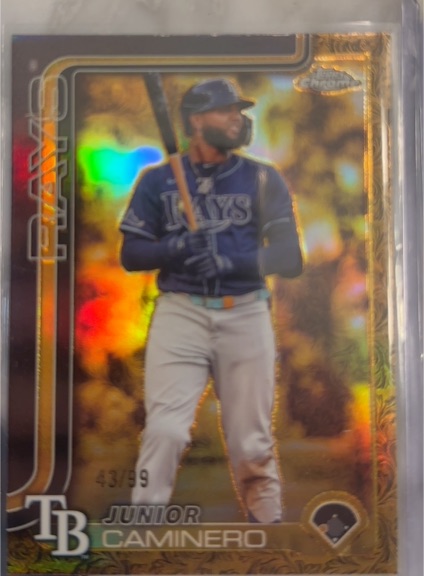 2025 Topps Gilded #43 Junior Caminero — front