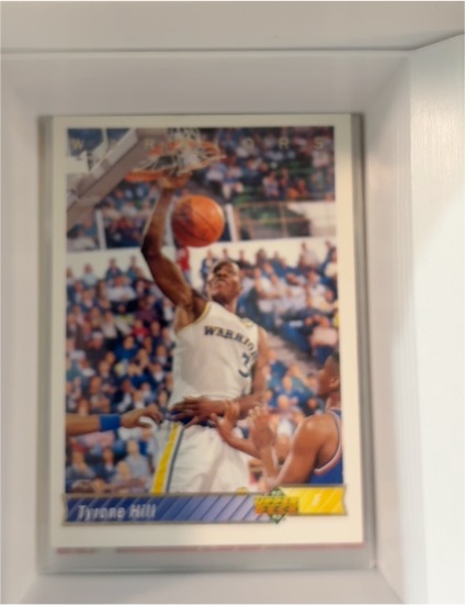 1992-93 Upper Deck #305 Tyrone Hill Golden State Warriors — front