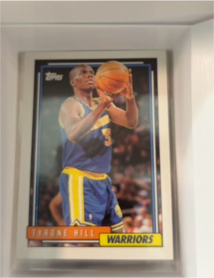 1992-93 Topps #162 Tyrone Hill — front