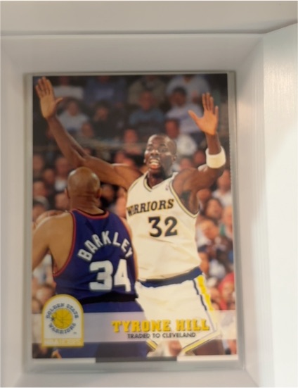 1993-94 Hoops #70 Tyrone Hill — front