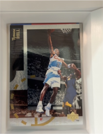 1994-95 Upper Deck SP Die Cuts #D52 Tyrone Hill — front