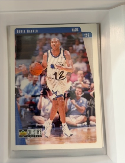 1997-98 Upper Deck Collector's Choice #300 Derek Harper Orlando Magic — front