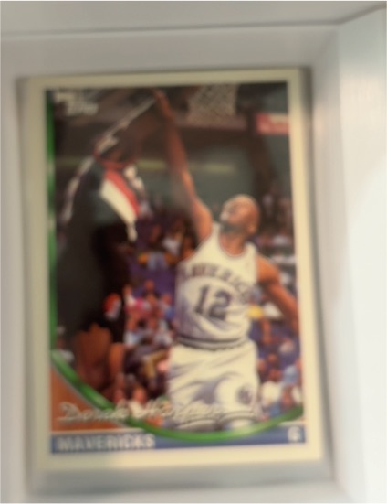 1993-94 Topps Gold Basketball Card #16 Derek Harper Dallas Mavericks — front