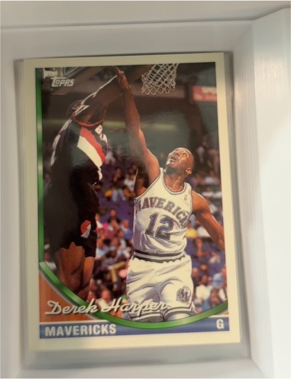 1993-94 Topps #16 Derek Harper — front
