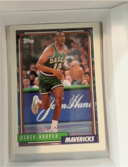 1992 Topps #93 Derek Harper — front