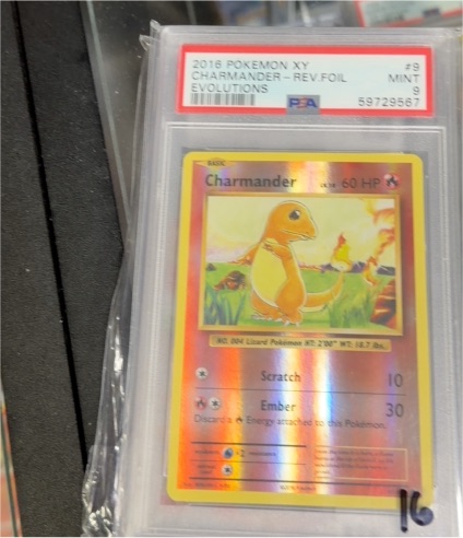 2016 Pokémon XY Evolutions #9 Charmander Reverse Foil — front