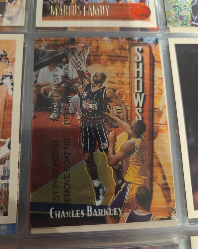 1997-98 Topps Finest #219 Charles Barkley — front