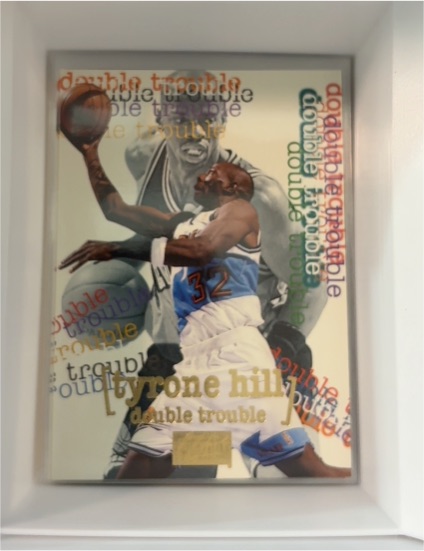 1996-97 SkyBox Premium Double Trouble #266 Tyrone Hill — front