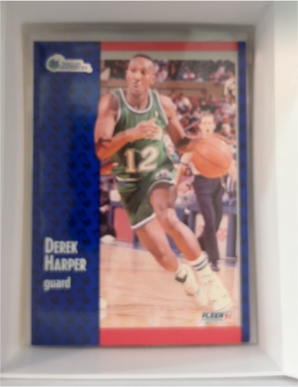 1991-92 Fleer #45 Derek Harper — front