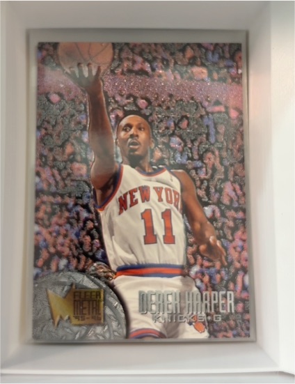1995-96 Fleer Metal #173 Derek Harper — front