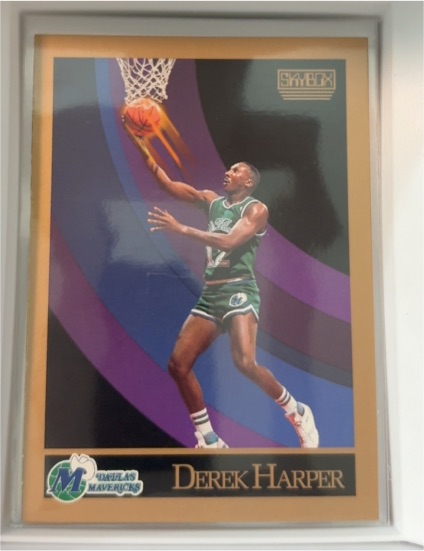 1990 SkyBox #64 Derek Harper — front