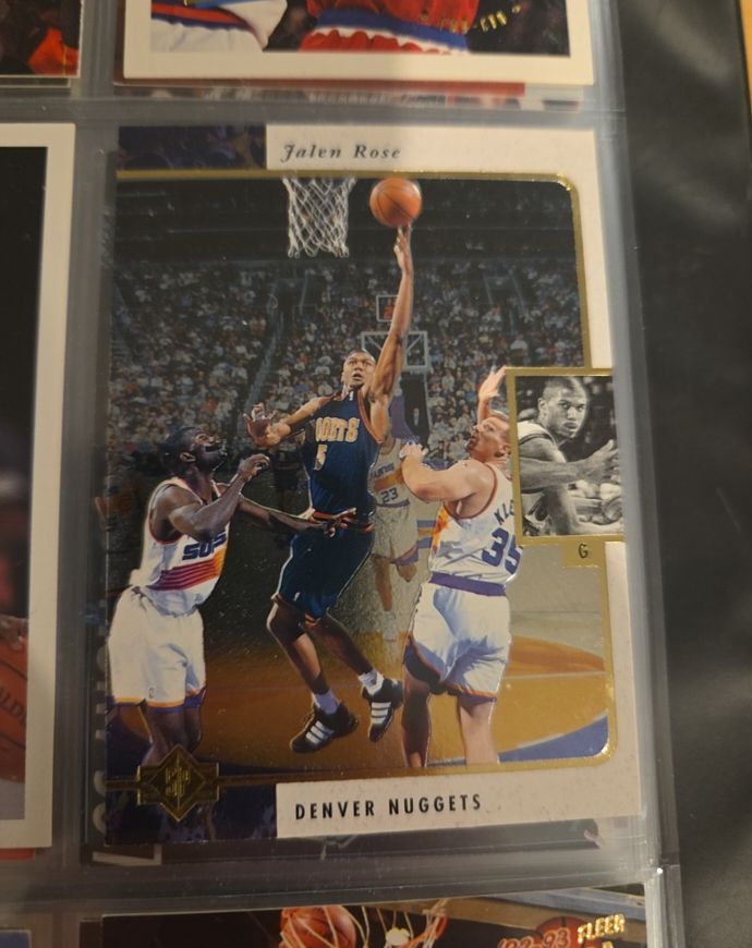 1995-96 Upper Deck SP #37 Jalen Rose — front