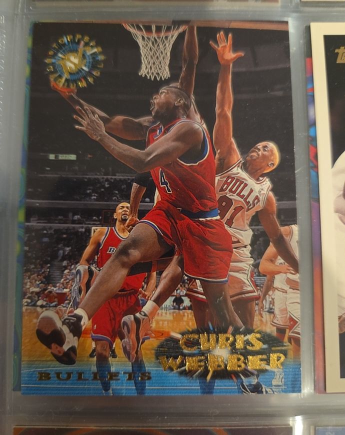 1995 Topps #282 Chris Webber — front