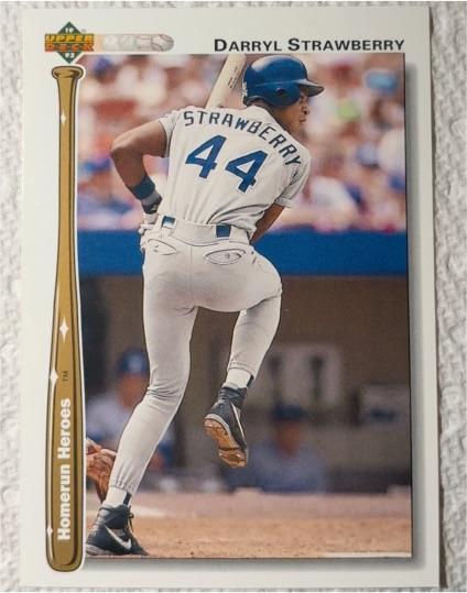 1992 Upper Deck #HR16 Darryl Strawberry Home Run Heroes — front