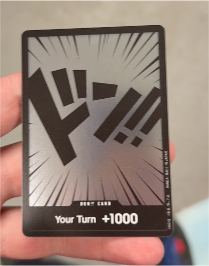 One Piece DON!! Card Your Turn +1000 — front