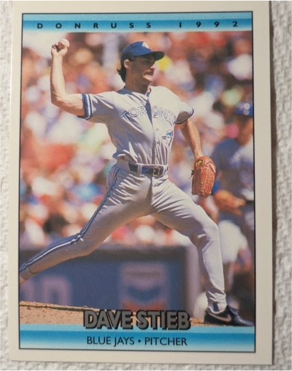 1992 Donruss #724 Dave Stieb — front