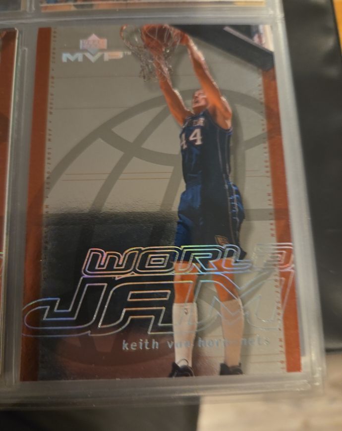 2000-01 Upper Deck MVP World Jam #WJ4 Keith Van Horn — front